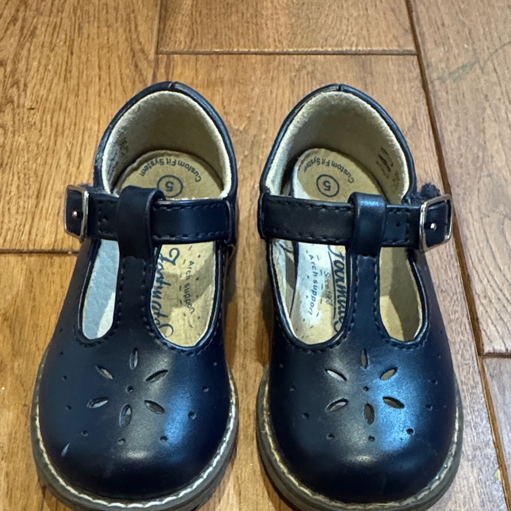 Footmates Navy Kids Shoes
